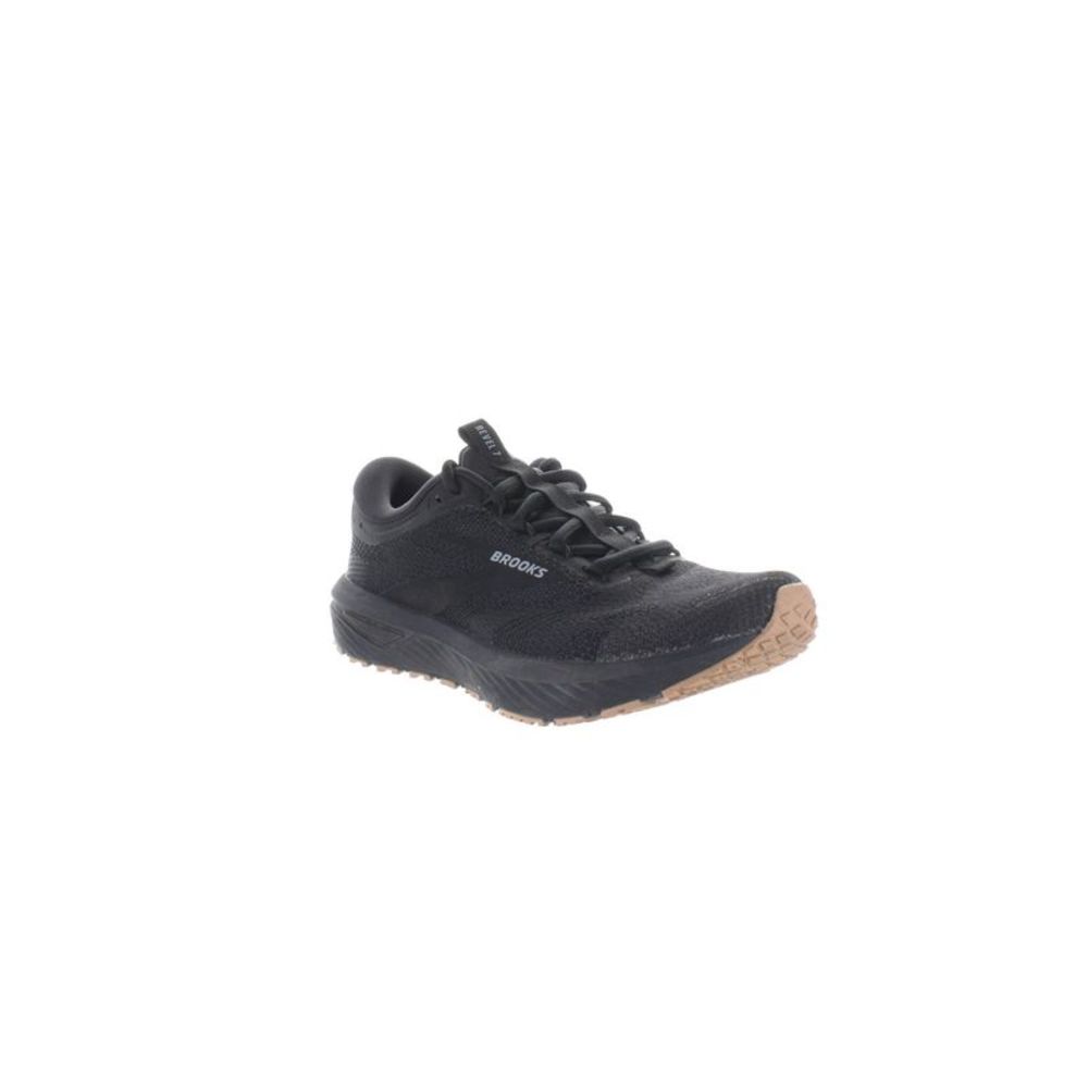 Brooks Womens Revel 7 Black Running Shoes Size 8 Medium (B, M) - Picture 2 of 4